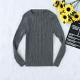thumbnail image 1 of Kayannuo Baby Girl Clothes Long Sleeve Fall Winter Toddler Kids Baby Girls Ribbed Knit Sweater Soft Solid Warm Sweater Pullover,Gray, 1 of 8