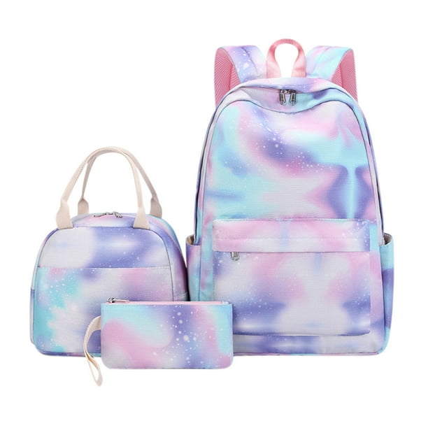 Kayannuo Back to School Backpacks Clearance Kids Backpacks Gradient Lightweight Water Resistant Backpacks For Teen Girls School Backpack With Lunch Bag Gifts Walmart Business Supplies
