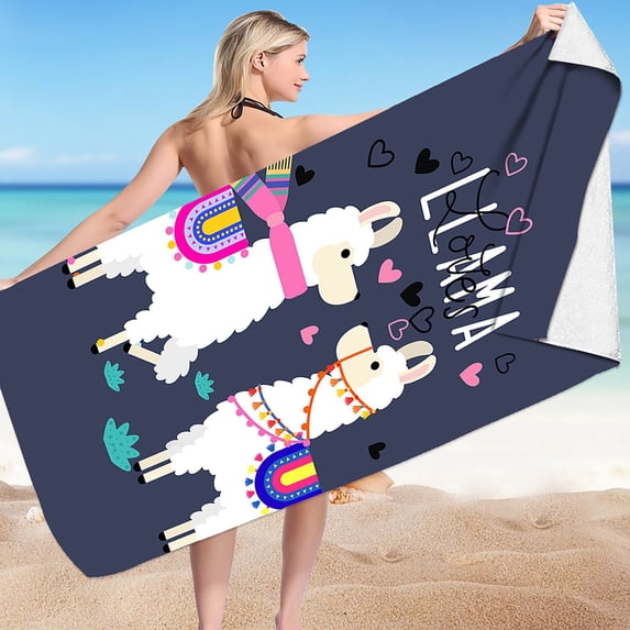 Kayannuo Back to school Microfiber Beach Towel Super Lightweight Colorful Bath Towel Sandproof Beach Blanket Multi-Purpose Towel For Travel Swimming Pool 30x60 Inch (75x150cm)