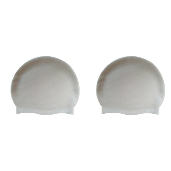 Kayannuo Back to School 2PC Adult Universal Pure Silicone Ear Protection Swimming Caps