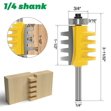 Kayannuo Back to School Adjustable Box & Finger Joint Router Bit Woodwork Cutter Tools