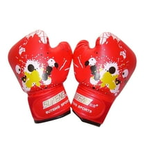 Kayannuo Christmas Children Cartoon Boxing Gloves Kickboxing Punching Bag Training Fight Age 3-10