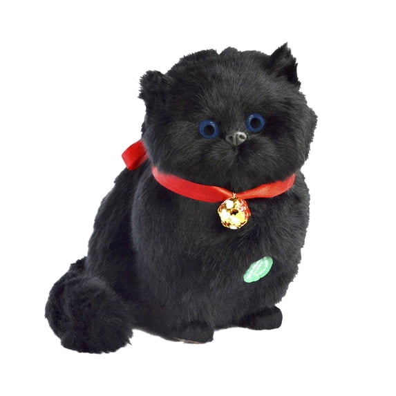 Kayannuo Back to School Simulation Cat Creative Handicraft Gift Will Call Simulation Cat