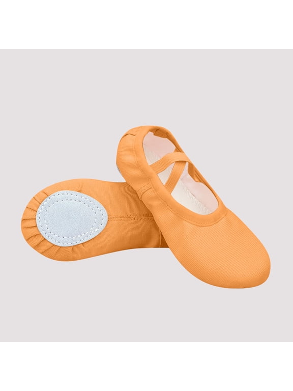 Ballet Shoes for Girls Dance Practice Shoes Supportive Design Non-Slip Sole for Ballet Jazz & Tap Dance Lessons