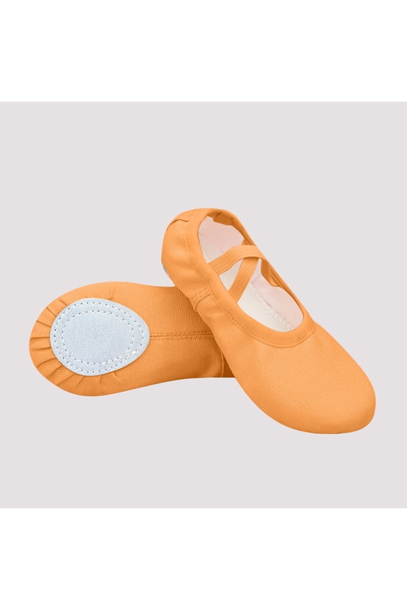 Ballet Shoes for Girls Dance Practice Shoes Supportive Design Non-Slip Sole for Ballet Jazz & Tap Dance Lessons