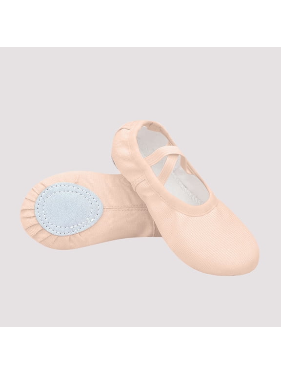 Ballet Shoes for Girls Dance Practice Shoes Supportive Design Non-Slip Sole for Ballet Jazz & Tap Dance Lessons