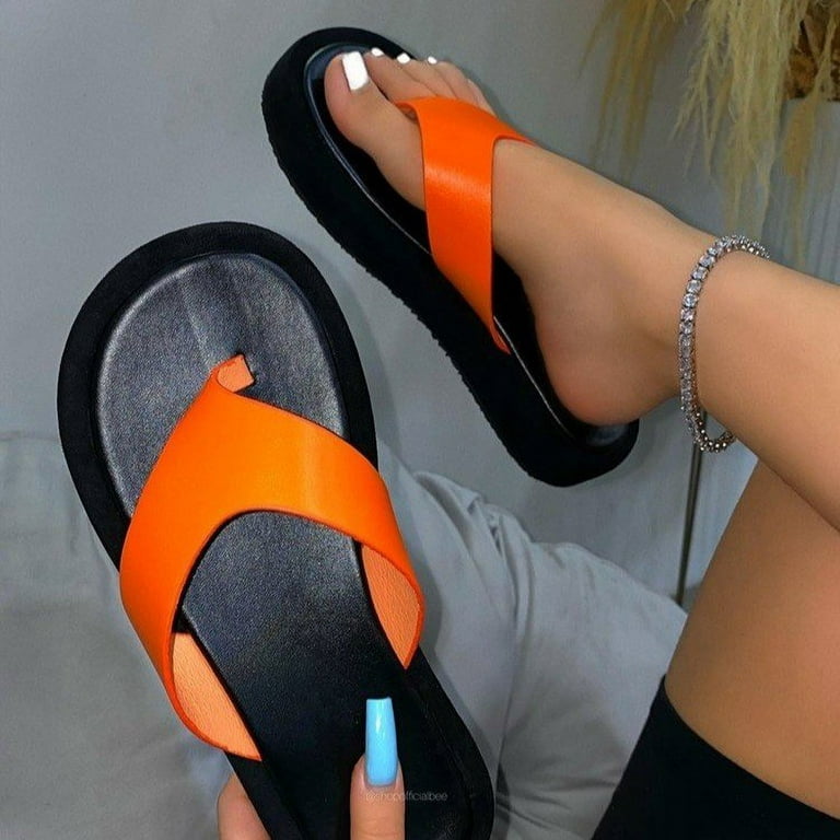 Kayannuo Beach Sandals Sandal Clearance for Women Flip Flop Woman