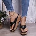 thumbnail image 1 of Kayannuo Beach Sandals Slipper Woman Sandal Wedges New Sloping Heel Women'S Shoes Summer Casual Toe Sandals Clip Toe Slippers Womens Slippers, 1 of 5
