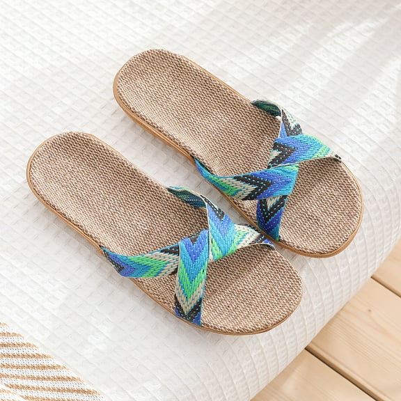 Kayannuo Beach Sandals Slipper Woman Sandal Wedges Women'S Fashion Casual Slip on Slides Indoor Home Slippers Beach Shoes Womens Slippers