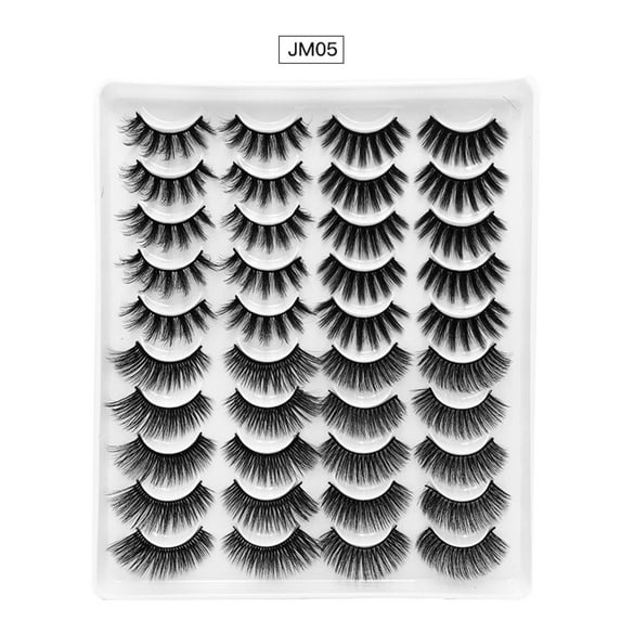 Kayannuo Bedroom Decor Back to School Clearance 20 Pairs Of Deep-Fried False Eyelashes Multi-Layer Thick Cross Eyelashes 8D Living Room Decor