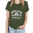 thumbnail image 1 of Kayannuo Blouses for Women Tee Shirts for Women St. Patrick's Day Women's Fashion Crewneck Printed Short Sleeve T-shirt Casual Loose Shirt Tops, 1 of 4