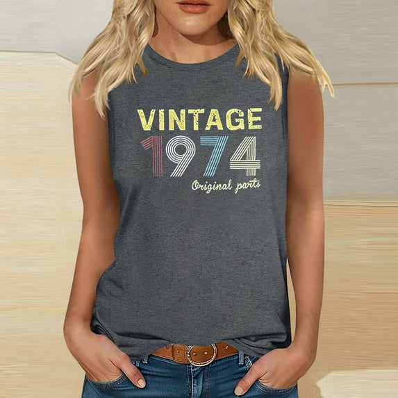 Kayannuo Blouses for Women Tee Shirts for Women Valentine's Day 1964 Vintage Shirt For Women 60th Birthday Gifts 1964 Birthday Gifts Idea Retro Short Sleevel T Shirts Party Tops Funny Tees