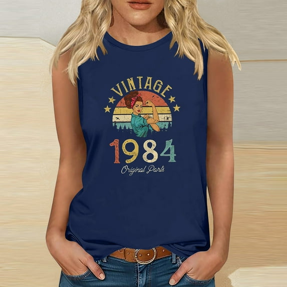 Kayannuo Blouses for Women Tee Shirts for Women Valentine's Day 1964 Vintage Shirt For Women 60th Birthday Gifts 1964 Birthday Gifts Idea Retro Short Sleevel T Shirts Party Tops Funny Tees