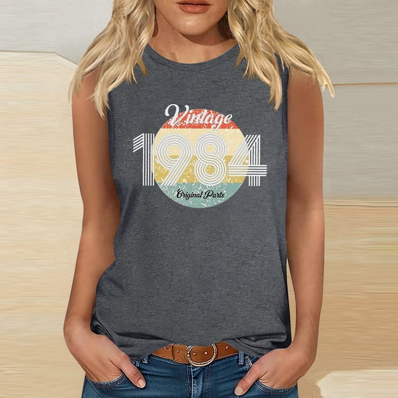 Kayannuo Blouses for Women Clearance Tee Shirts for Women Valentine's Day 1964 Vintage Shirt For Women 60th Birthday Gifts 1964 Birthday Gifts Idea Retro Short Sleevel T Shirts Party Tops Funny Tees