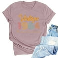 thumbnail image 1 of Kayannuo Blouses for Women Tee Shirts for Women Valentine's Day 1974 Vintage Shirt For Women 50th Birthday Gifts 1974 Birthday Gifts Idea Retro Short Sleevel T Shirts Party Tops Funny Tees, 1 of 4