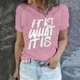 thumbnail image 1 of Kayannuo Blouses for Women Tee Shirts for Women Valentine's Day Women's 2024 Spring And Summer Casual Daily Round Neck Short Sleeve Print Graphic T-Shirt Short Sleeve Round Neck Top/Shirt, 1 of 7