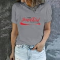 thumbnail image 1 of Kayannuo Blouses for Women Tee Shirts for Women Valentine's Day Women's 2024 Spring And Summer Fashion Easter Print Pattern Round Neck Short Sleeved T-shirt Top/Shirt, 1 of 7