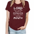 thumbnail image 1 of Kayannuo Blouses for Women Tee Shirts for Women Valentine's Day Women's Casual Fashion Printed Short Sleeve Round Neck T-Shirt Top, 1 of 3