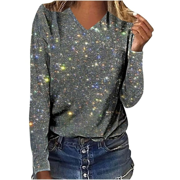 Kayannuo Blouses for Women Tee Shirts for Women Valentine's Day Women's Fashionable Printed Round Neck Short Sleeved Casual T-shirt Top