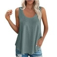 thumbnail image 1 of Kayannuo Blouses for Women Tee Shirts for Women Women's Fashion Casual Solid V-neck Strappy Top, 1 of 5