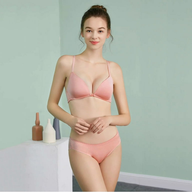 Kayannuo Bras For Women Christmas Clearance No Rim Light Front Button  Comfortable Summer Sexy Y-Shaped Beautiful Bra Set 