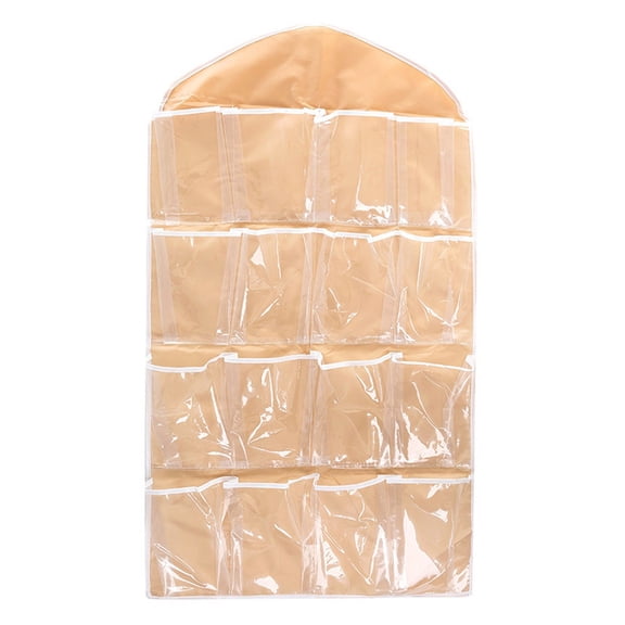 Kayannuo Christmas 1x 16 Pockets Door Hanging Bags Home Shoe Rack Hanger Storage Organizer For Underwear Socks Bras