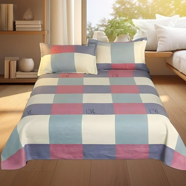 Kayannuo Christmas Bedding 3-piece set Bedding Sets -All Season Bedding Sheet Comforters Sets With 2 Pillow Cases 3 Pcs Bed Set Down Sheet Set Shrinkage And Fade Resistants Easy Care