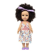 Kayannuo Christmas Curly Hair Cute Doll Simulation Cute Curly Hair Doll 35CM Baby Toy Christmas Gifts