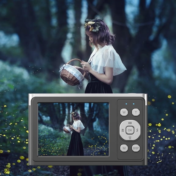 Kayannuo Christmas Digital Camera,1080P Camera Vlogging Camera Video Camera LCD Screen 16X Digital Zoom 50MP Rechargeable Point And Shoot Camera