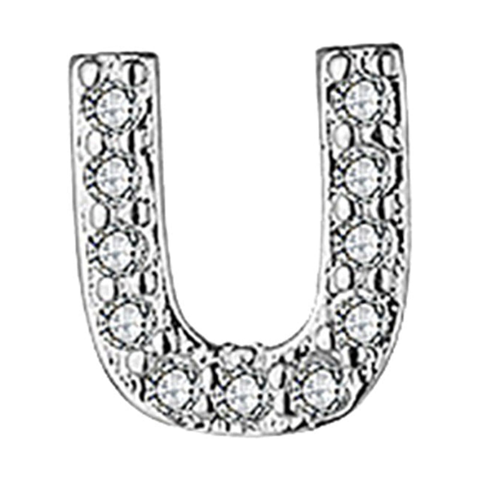 Kayannuo Christmas Clearance Earrings for Women Girls Initial Stud Earring zircon 5mm AZ Capital Letter Gifts For Women - image 1 of 2