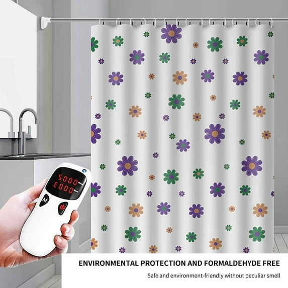 Kayannuo Christmas Fabric Shower Curtain Liner, Hotel Quality Waterproof Soft Cloth Shower Liner with 6 Rust Resistant Grommets and 3 Magnets, Shower Curtains for Bathroom (31.5x70.9 inch)