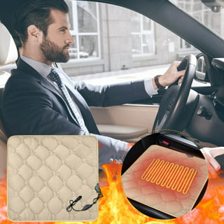 Oxgord Heated Car Seat Cushion with Lumbar Support Heating Pad (12