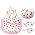 thumbnail image 1 of Kayannuo Christmas Kids Apron and Chef Hat Set, Kids Chef Costume for Boys Girls Baking Gardening, 1 of 5
