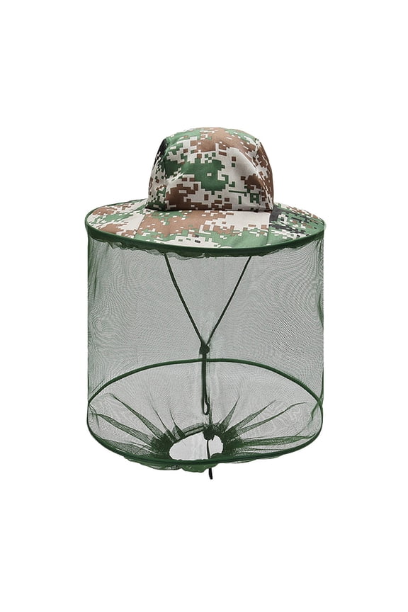 Christmas Outdoor Mosquito Resistance Hat Bug Bee Insect Net Mesh Head Face Protector Cap