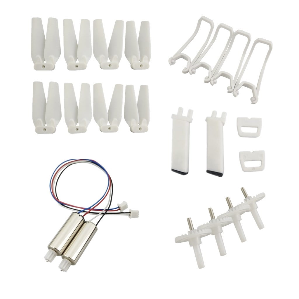 Trrymbbe 4 Engrenages De Moteur Pour Drone – Compatibles E58, S168, JY019 – En Plastique Et Alliage D'aluminium