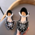 thumbnail image 1 of Kayannuo Christmas Infant Kids Baby Girls Crystal Pearl Bling Bowknot Single Princess Shoes, 1 of 1