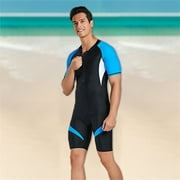 Kayannuo Christmas Items New Neoprene Mens Back Zip Shorty Wetsuit Diving Suit Rash Guard