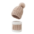 thumbnail image 1 of Kayannuo Christmas Newborn Baby Beanie For Boys Girls Cap Cotton Knitted Winter Warm Hats+Scarf Christmas Gifts, 1 of 3