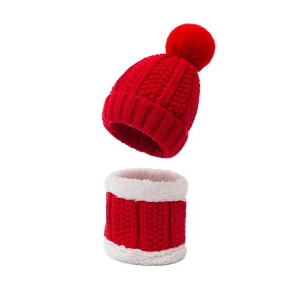 Kayannuo Christmas Newborn Baby Beanie For Boys Girls Cap Cotton Knitted Winter Warm Hats+Scarf Christmas Gifts