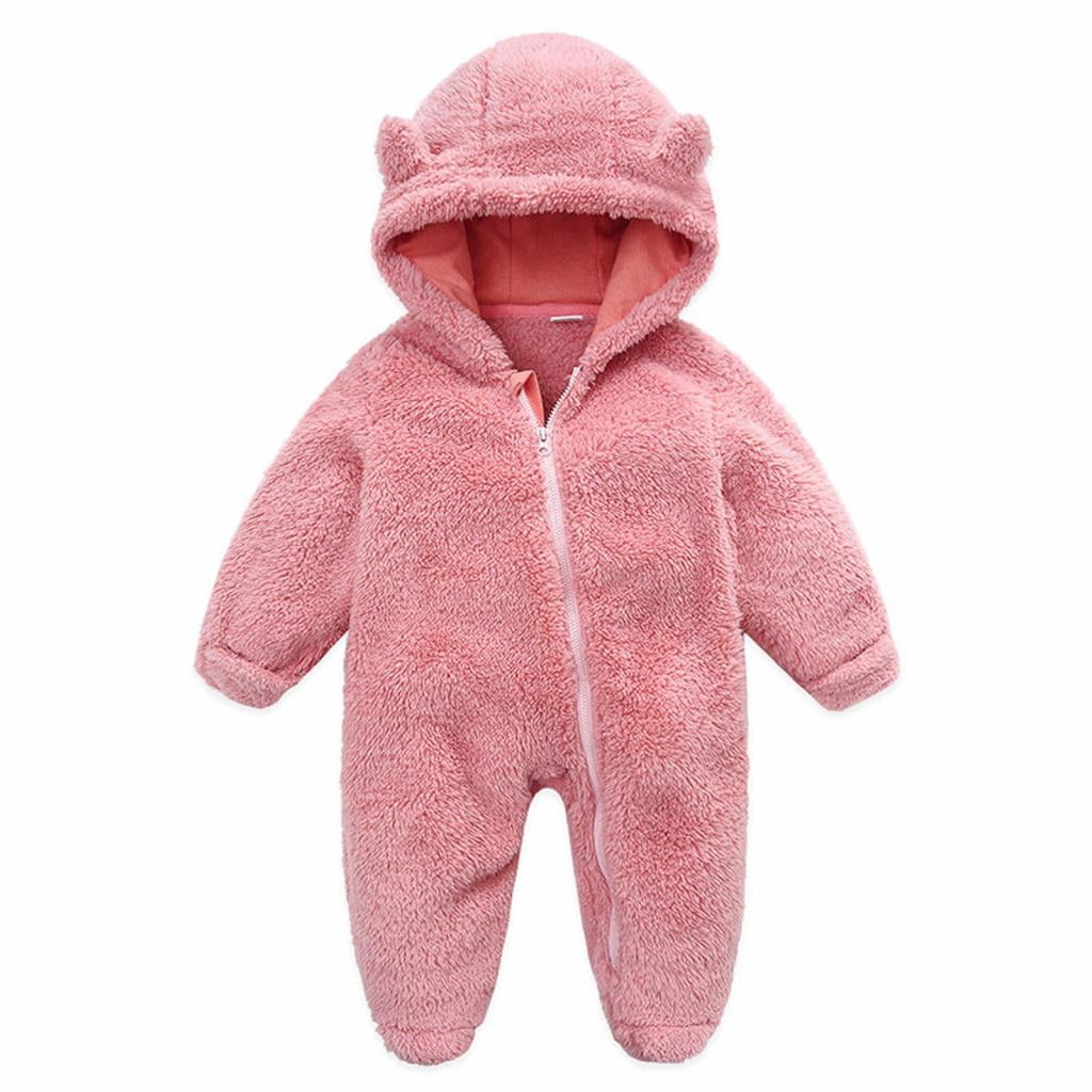 Baby “Vans YOU·S” Polka Dot Winter Outfit – Orange & White Fleece 2-Piece Set main image 1
