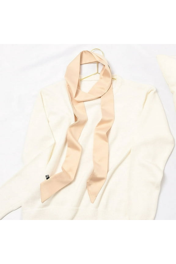 Christmas Silk Thin Slender Narrow Scarves Women's Scarves Small Necklaces Ribbon Universal Long Scarf Christmas Gifts