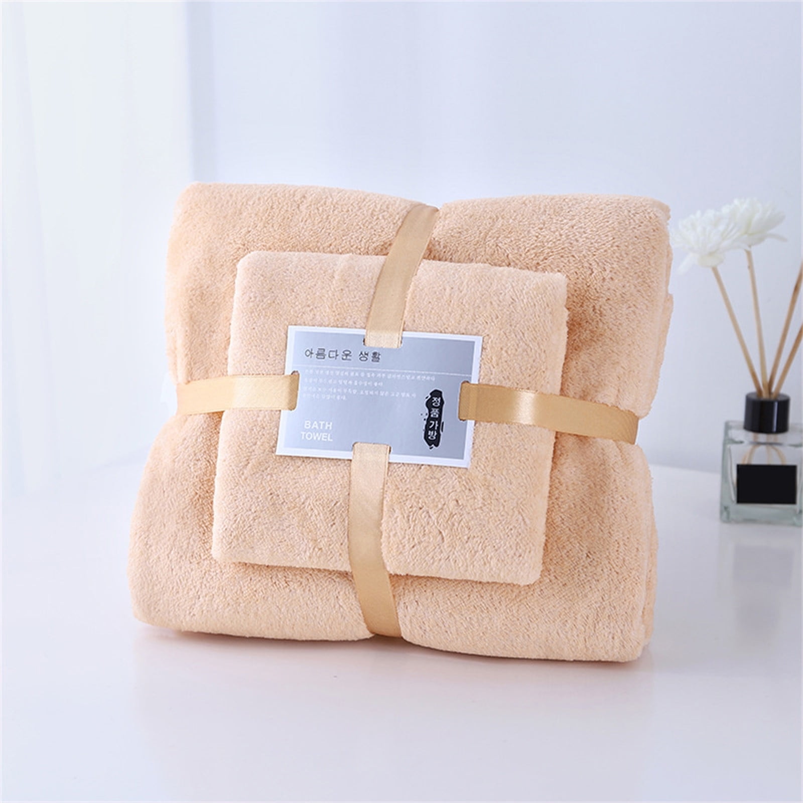 Kayannuo Clearance Bath Towel Bathroom Set Deluxe Bath Towel Ultra Soft