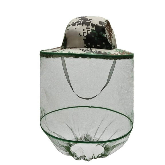 Kayannuo Outdoor Mosquito Resistance Hat Bug Bee Insect Net Mesh Head Face Protector Cap