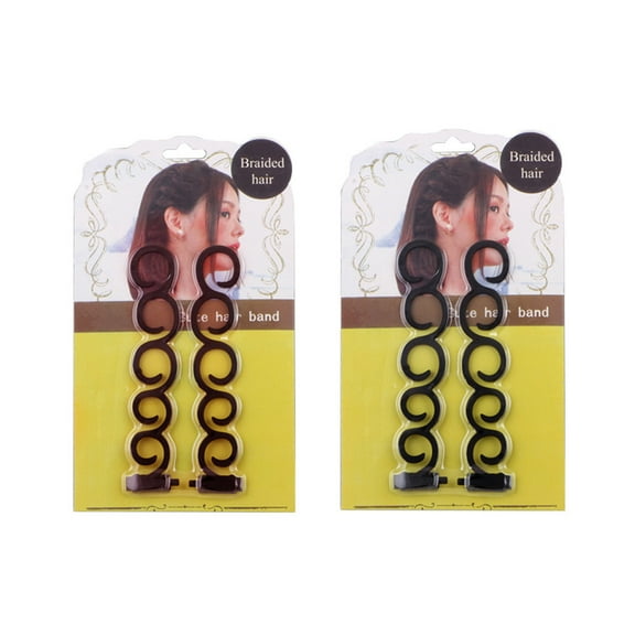 Kayannuo Side Hair Styling French Braid Clip Magic Stick DIY Maker Tool Braiding Hair