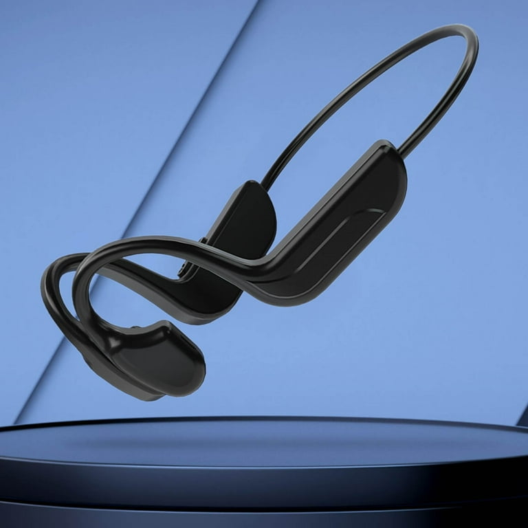 Kiplyki Wholesale Wireless Bluetooth Headphones Outdoor Stereo Earbuds Bone Conduction Earphone Sports Waterproof Headset Microphone Black