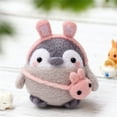 thumbnail image 1 of Kayannuo Deals Cute Penguin Pattern Handmade DIY Poke Wool Felts Material Production Package, 1 of 6