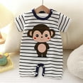 thumbnail image 1 of Kayannuo Easter Baby Girl Clothes Summer Clothing Newborn Baby Cotton Short Sleeve Thin Crawling Suit Baby Onesie Ha ClothesI2 100% cotton White 80, 1 of 3