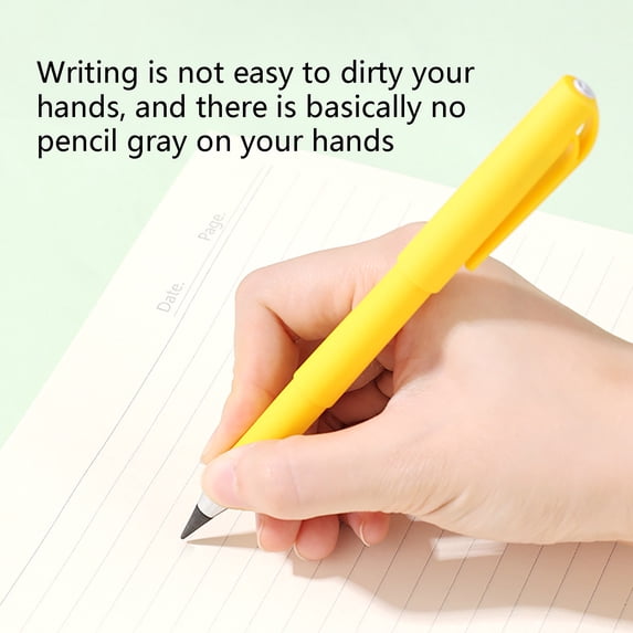 Kayannuo Easter Gifts Decor Black Technology No-sharp Erasable-free Eternal Pencil Gel Pen 2 In 1 2ml Mothers Day Gifts