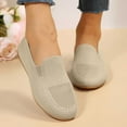 thumbnail image 1 of Kayannuo Fall Shoes for Women Loafers Women Shoes Women's Flying Woven Color Mesh Surface Shallow Mouth Casual Flat Shoes, 1 of 8