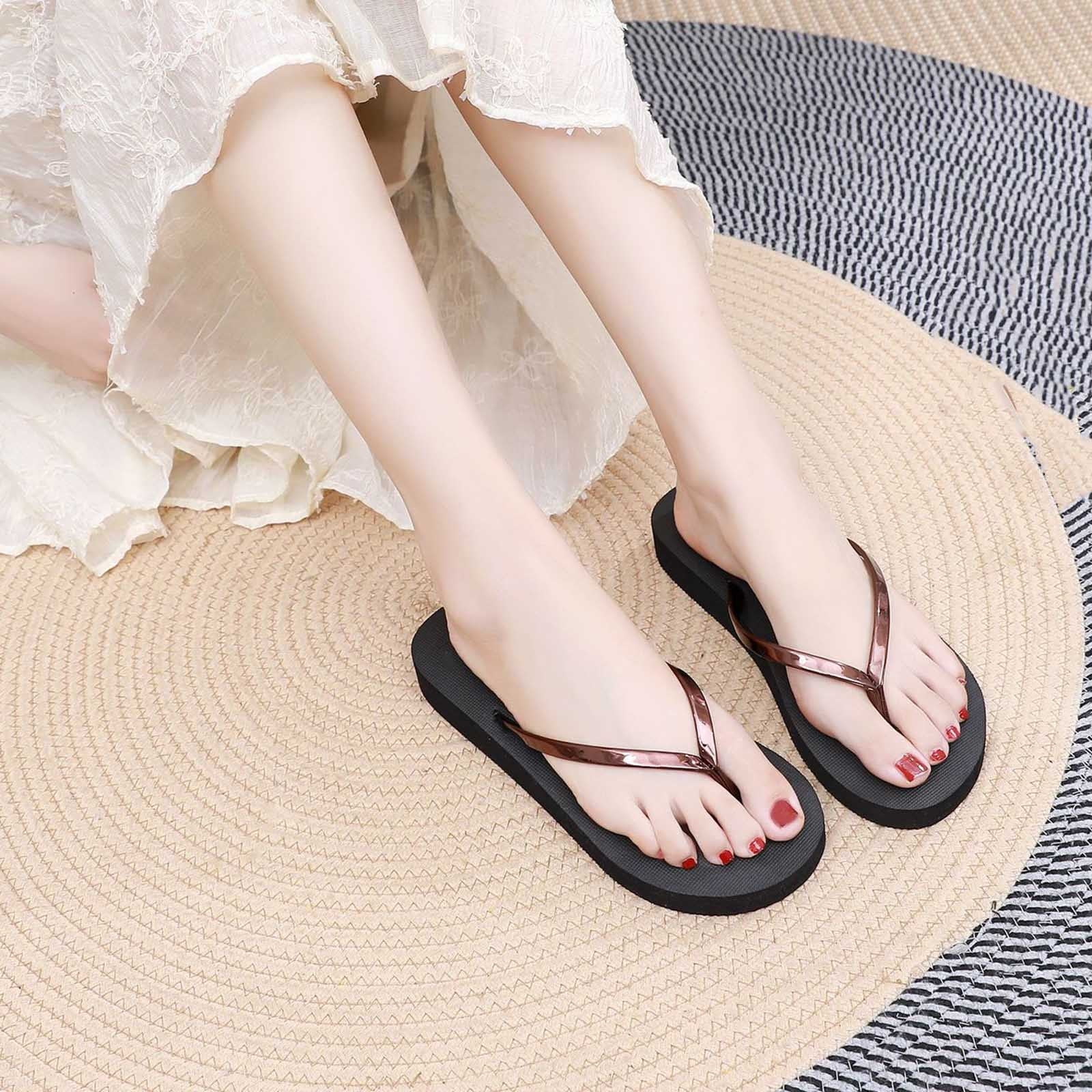 Kayannuo Flip Flops for Women for Beach Women New Summer Flip-flops ...
